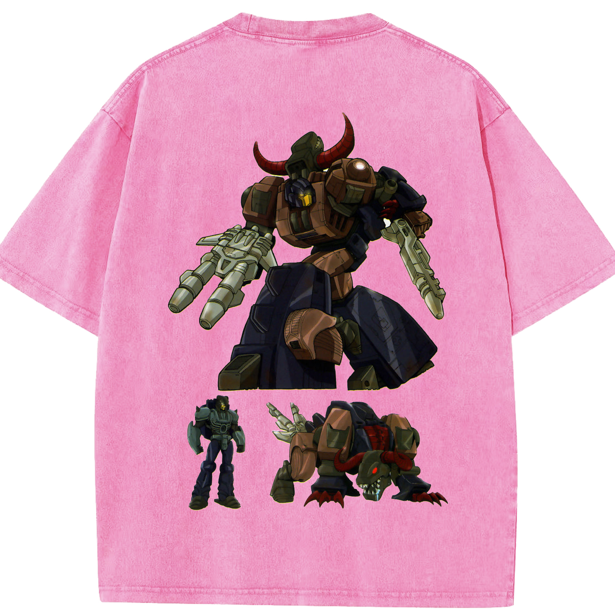 （画像用）  綿100% ヴィンテージ風 半袖Tシャツ（背面プリント）